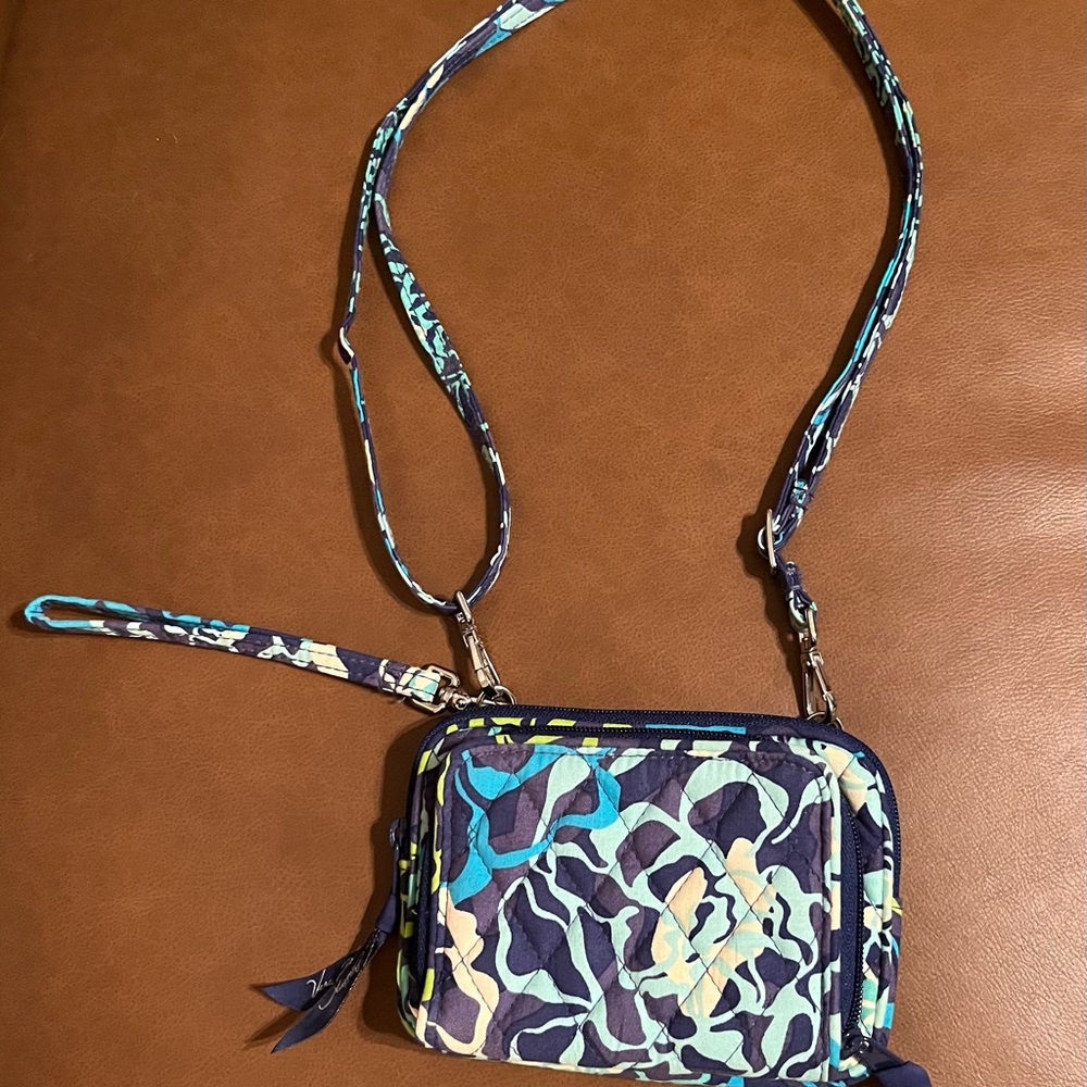 Vera Bradley Blue and Yellow Patterned Bag